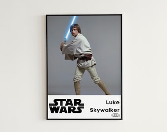 スターウォーズ ルーク スカイウォーカー アートプリント スター