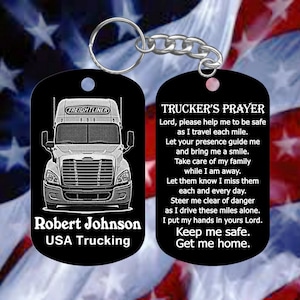 Personalized Truck Driver's Prayer Plaque Truck Driver's Gift, Truckers  Prayer, Long Haul Driver Gifts, Trucker Sign, Trucking Company Gift 