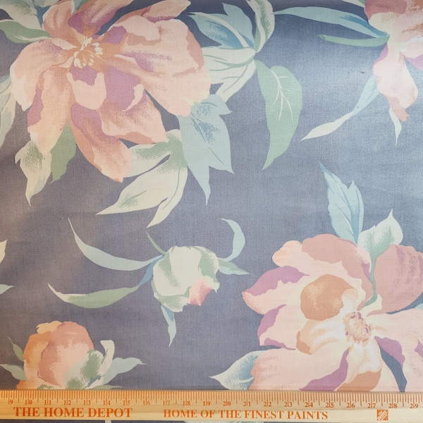 5th Avenue Design Misty Flower Cotton Deco Fabric By-The-Yard Quantity Discounts Decorating Pattern Fabric