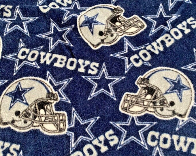 NFL Team Dallas Cowboys Football Fleece Fabric 60 Bytheyard and