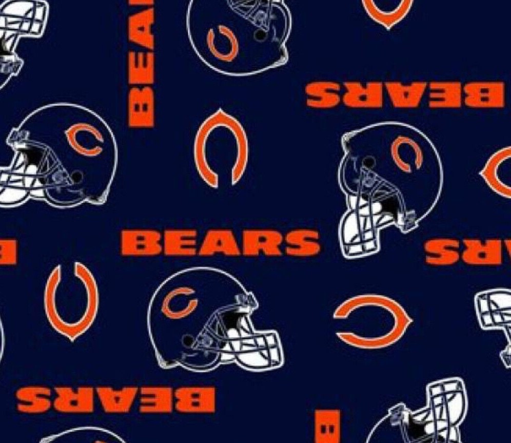 Chicago Bears Fabric, Wallpaper and Home Decor