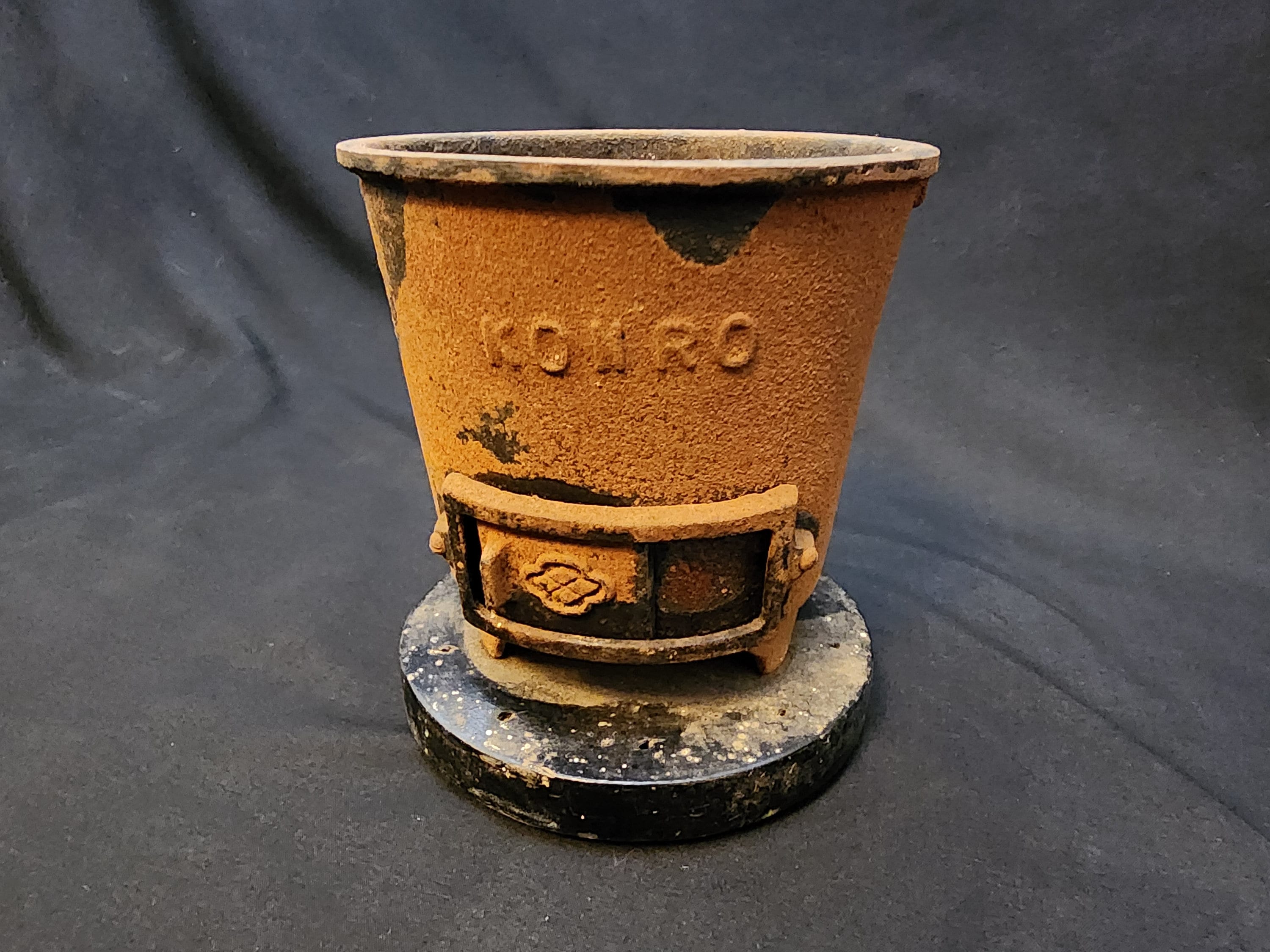 Vintage Konro Tabletop Hibachi Grill Cast Iron Made in Japan B26