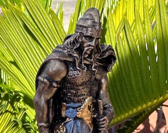 Vidar Norse God Statue MINIATURE