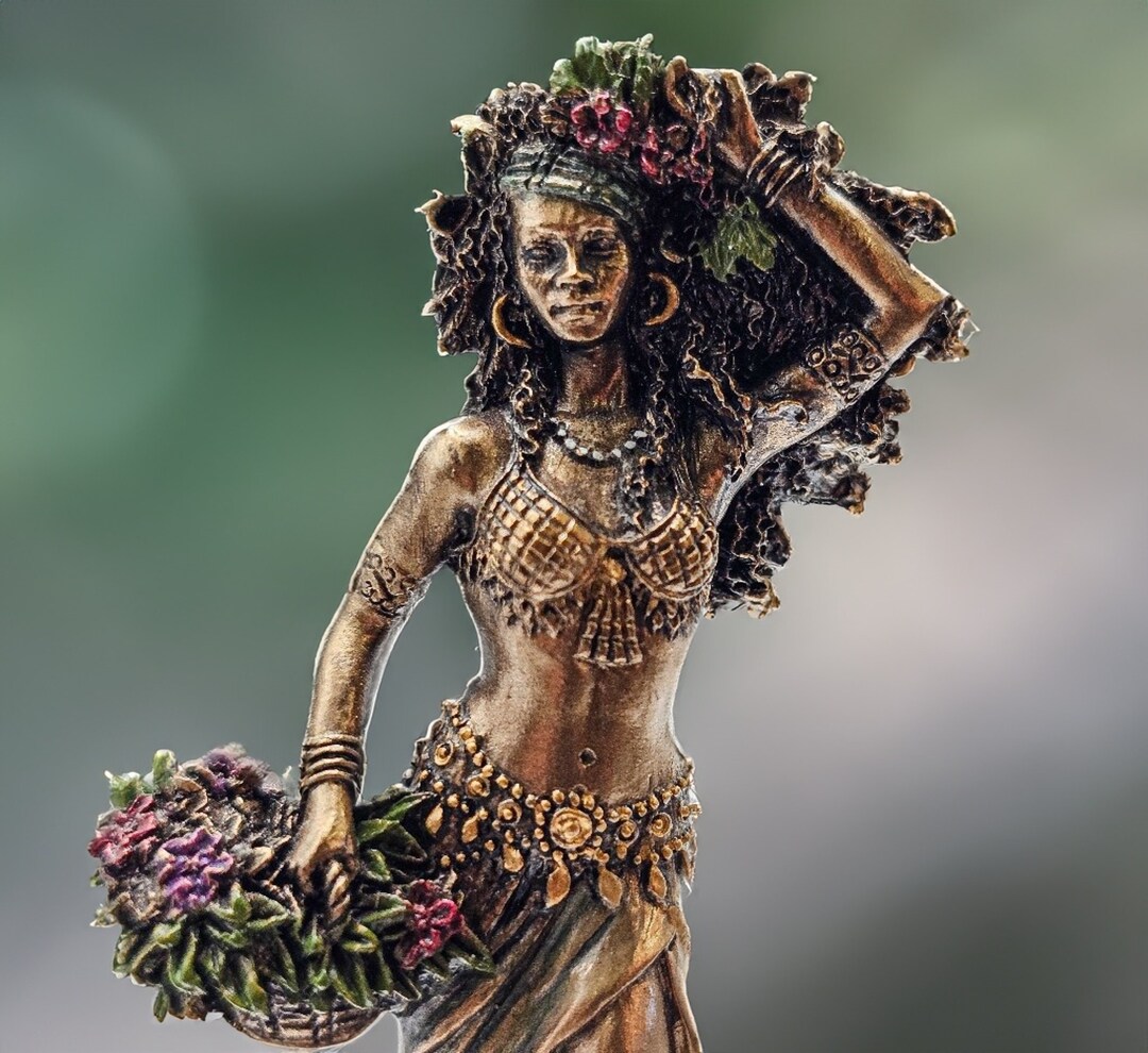 Aja Orisha Bronze MINIATURE Statue Etsy