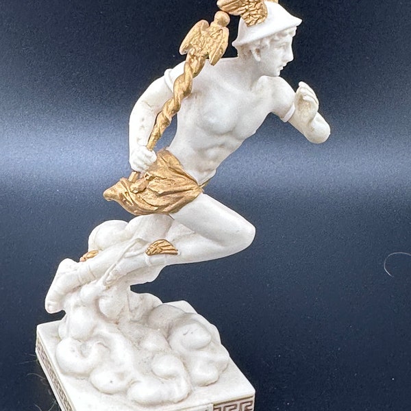 Hermes Greek God Statue MINIATURE 3.5 in