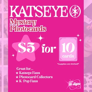 PREORDER Katseye Unofficial Kpop Photocards Mystery Set of 10