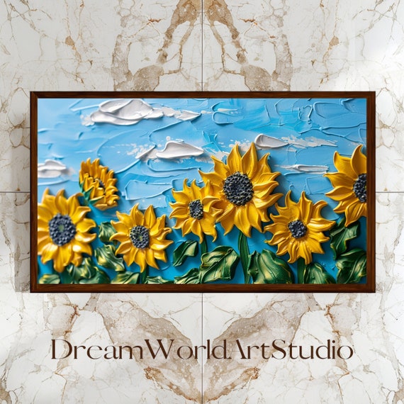 3D Art, Flower Art - Textured Wall Art, Impasto Painting, Floral Prints, Botanical Art, Downloadable Art, Digital Print