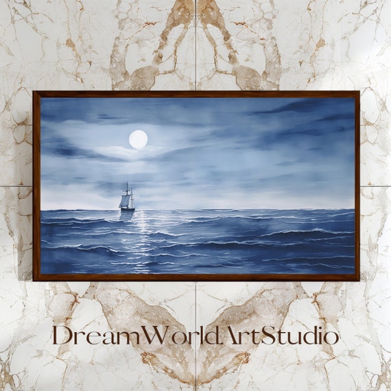 Downloadable Art - Digital Print | Ocean Art, Seascape Painting, Modern Wall Art, Textured, Acrylic, Impasto