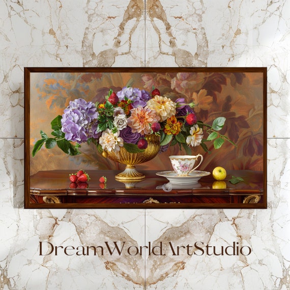 Textured Flower Wall Art | 3D Wall Art, Floral Prints, Large Wall Art, Downloadable Prints, Digital Print.