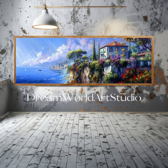 Panoramic Wall Art - Coastal Prints, Downloadable Prints, Botanical, Floral Nature Wall Art.