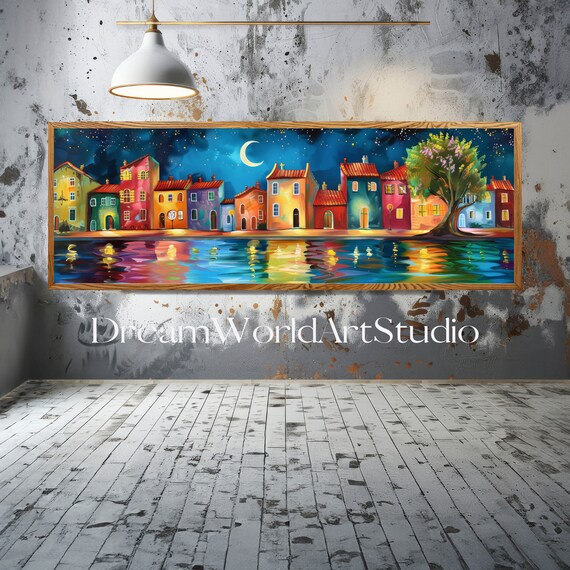 Panoramic 3D Large Textured Wall Art Downloadable. Ideal for Canvas Prints, Backsplash, or Kitchen Decor.