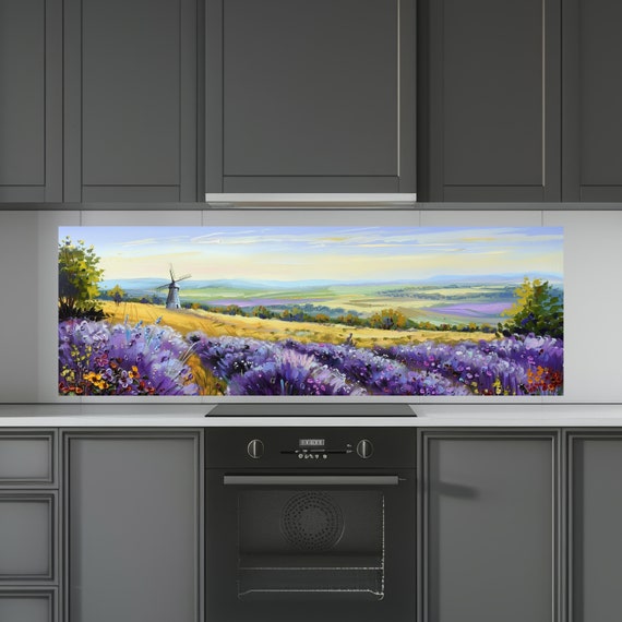 Backsplash Template, Stove Backsplash: Panoramic Kitchen Wall Art, Decor, Prints