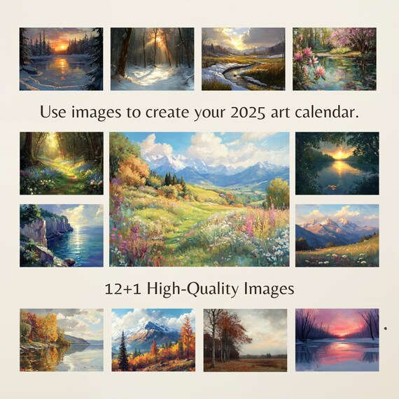 2025 Calendar Images for Calendars – Calendar Template, Custom Picture Calendar, Desk and Wall Calendar 2025