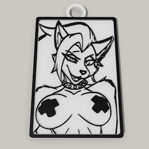 Lewd Loona Key Chain