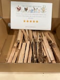 Mini Firewood Logs -  Small Box of approx 50 Teeny Tiny Logs - Perfect for Solo Stove Mesa or Solo Stove Pi - Hardwood Mix Kindling