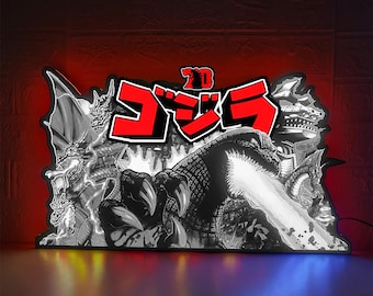 Godzilla 70th Anniversary Pinball Topper LED Lightbox - Limited Edition
