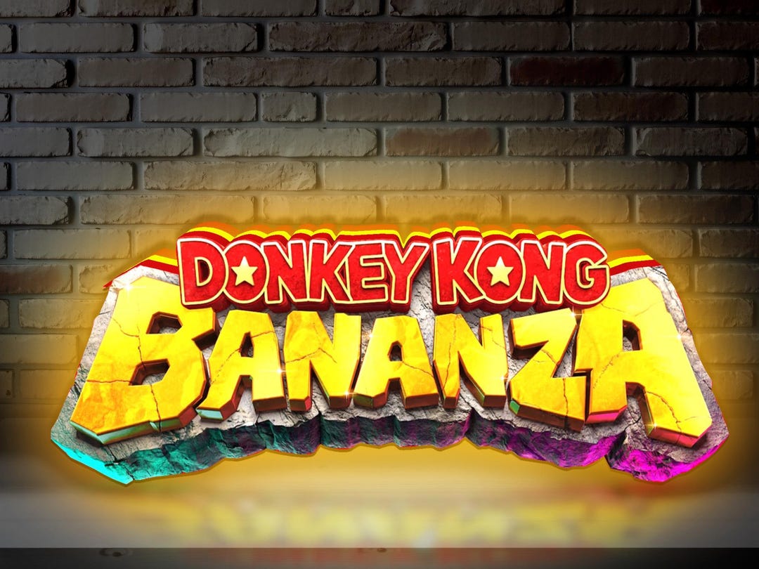 Donkey Light Box Donkey Kong Banana Bonanza – 3D LED Lightbox – Go Bananas With Retro ...