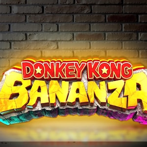 Donkey Kong Banana Bonanza – 3D LED Lightbox – Go Bananas with Retro Power