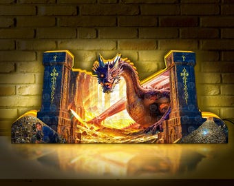 The Hobbit: Smaug’s Lair – Pinball Topper – a fully custom 3D LED topper