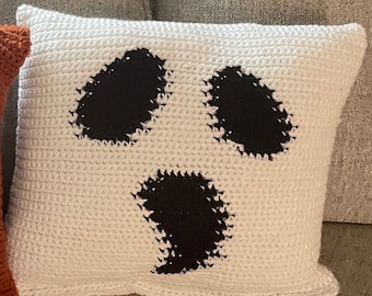 Ghost Crochet Pillow Pattern