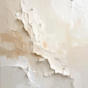 Arte abstracto tonal enyesado imprimible digitalmente: elegante decoración de pared contemporánea