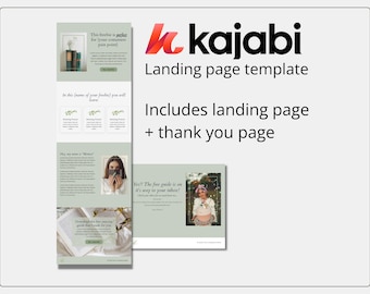Kajabi template | Kajabi landingpage | Kajabi Opt-in page | Kajabi Freebie Template | Kajabi Thank you page