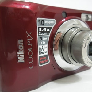 Nikon Coolpix L20 10MP Digital Camera with 3.6 Optical Zoom
