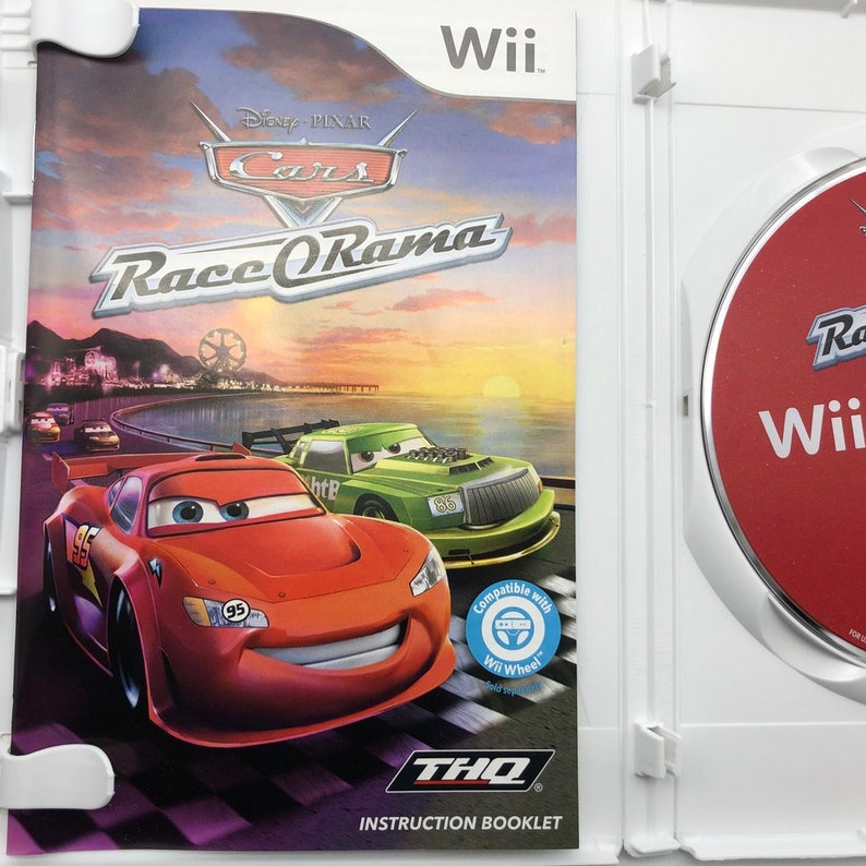 Disney Pixar Race O Rama Wii Video Game With Instruction Booklet Tested ...