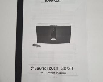 Bose Soundtouch 20 Wireless Speaker: Multi-room Audio, Wi-fi
