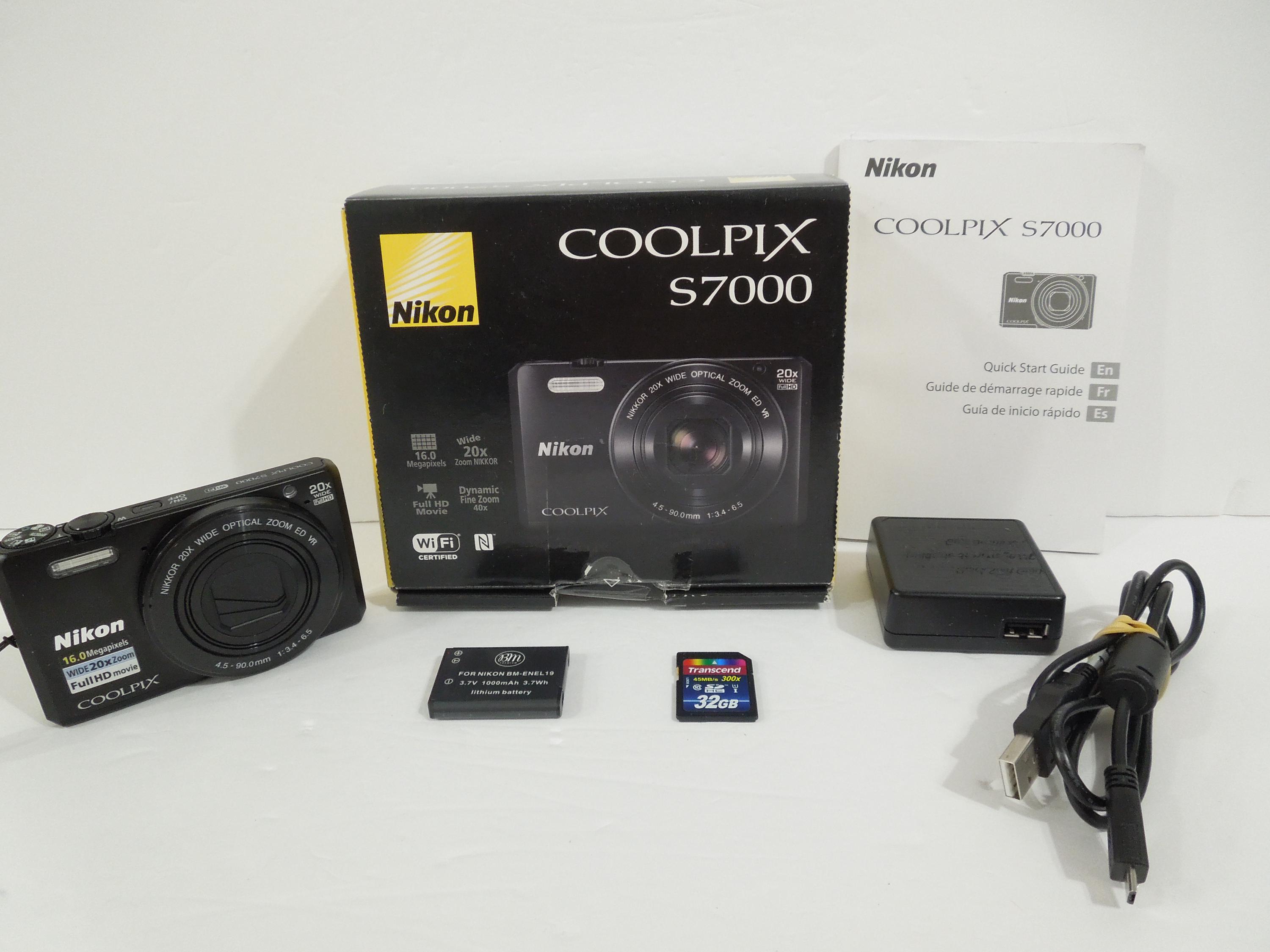 Nikon COOLPIX S7000 Digital Camera With 20x Optical Zoom and Built