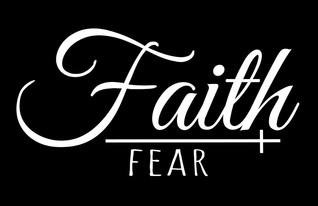 Faith Over Fear Wall Art Printable Digital Download Etsy