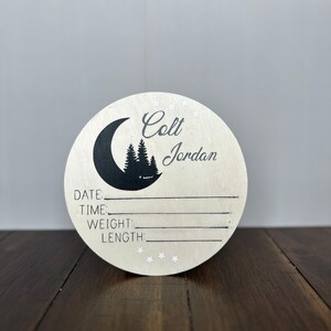 Birth plaque