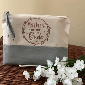 Mother of Bride Wedding Day Emergency Kit, Bridal Cosmetic Bag, Gift for Mother of Bride or Groom, Wedding Day Gifts for Grandmother, Custom