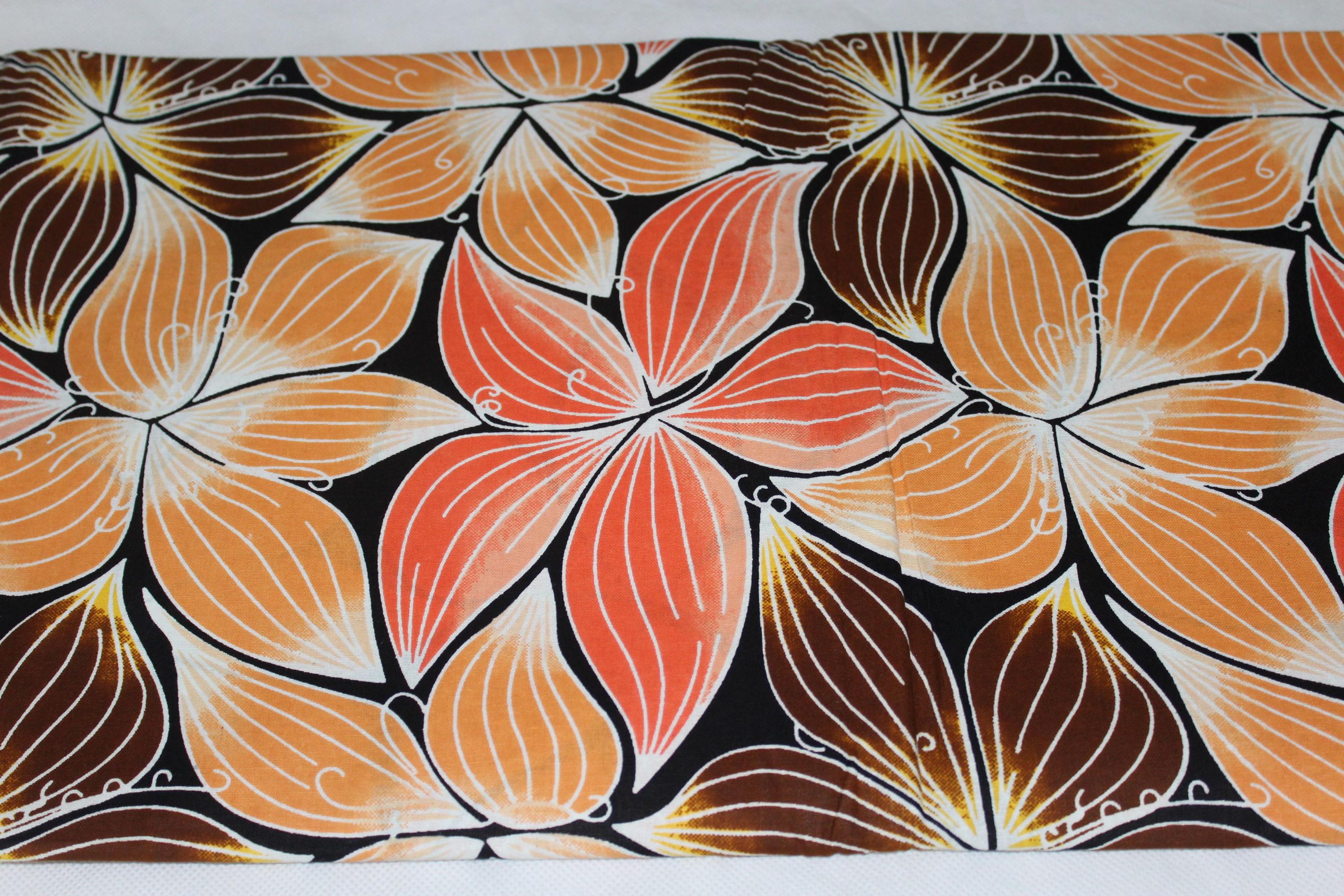 Elegant Floral African Wax Print Fabric