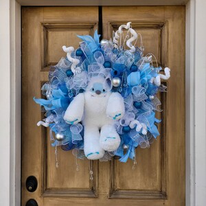 Abominable Snowman Wreath