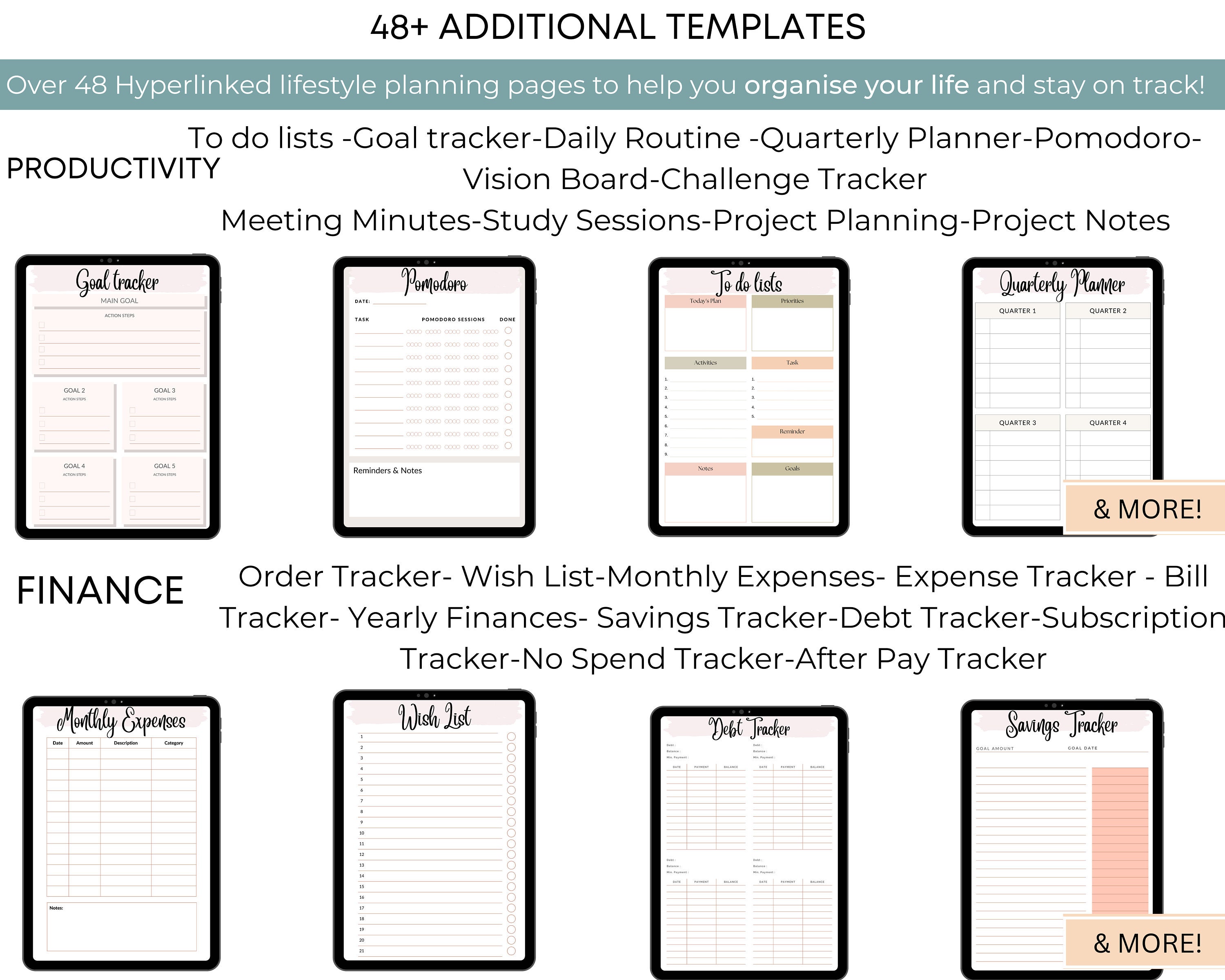 2024 2025 Remarkable 2 Ultimate Planner, Hyperlinked Digital Planner 2024 2025 Remarkable 2 Ultimate Planner, Hyperlinked Digital Planner