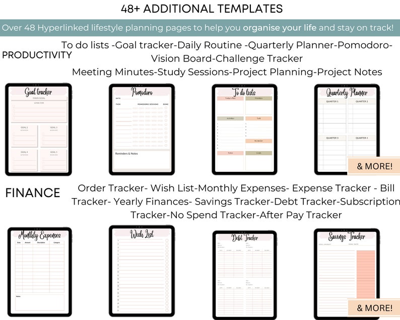 Remarkable Template Calendar 2023 2025 2025 All in One Digital Planner