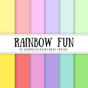 Solid Color Digital Papers, Colorful Plain Papers With No Texture, Fun And Bright Colored Background, Simple Papers In Solid Flat Colors