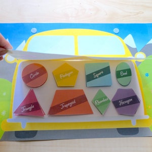 Montessori Shapes Matching, Learning Shapes, Toddler Activity, Sort by Shape, Shape Matching Printable, Preschool, Interactive Shapes