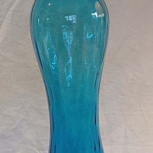 Tall Empoli Blue bottle - Vintage