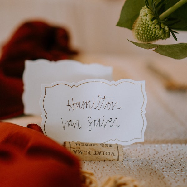 Custom Calligraphy Placecards / Handwritten Place Cards for Wedding / Special Event