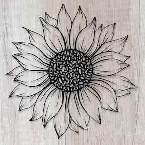 Sunflower Decal