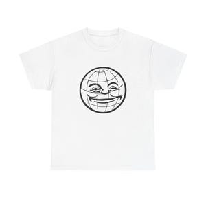 Pulp Fiction T-Shirt: Jimmie Dimmick Smiling Globe - Unisex Heavy Cotton Tee imagem 1