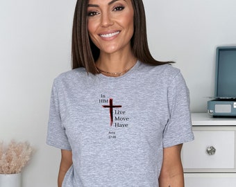 In Him Live Move have Gildan 6400 Unisex Softstyle T-shirt