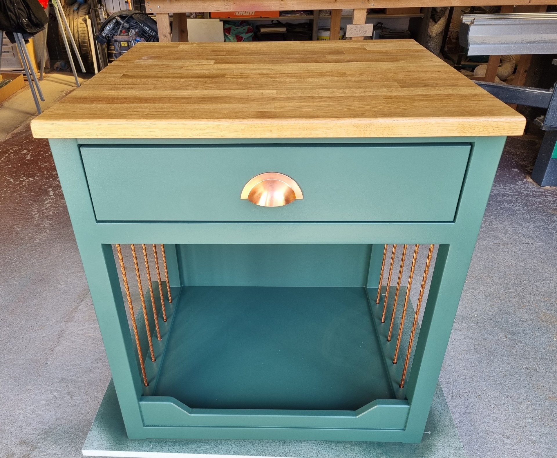 Small Bespoke Handmade Wooden Dog Crate Sideboard Furniture. ONLY 1