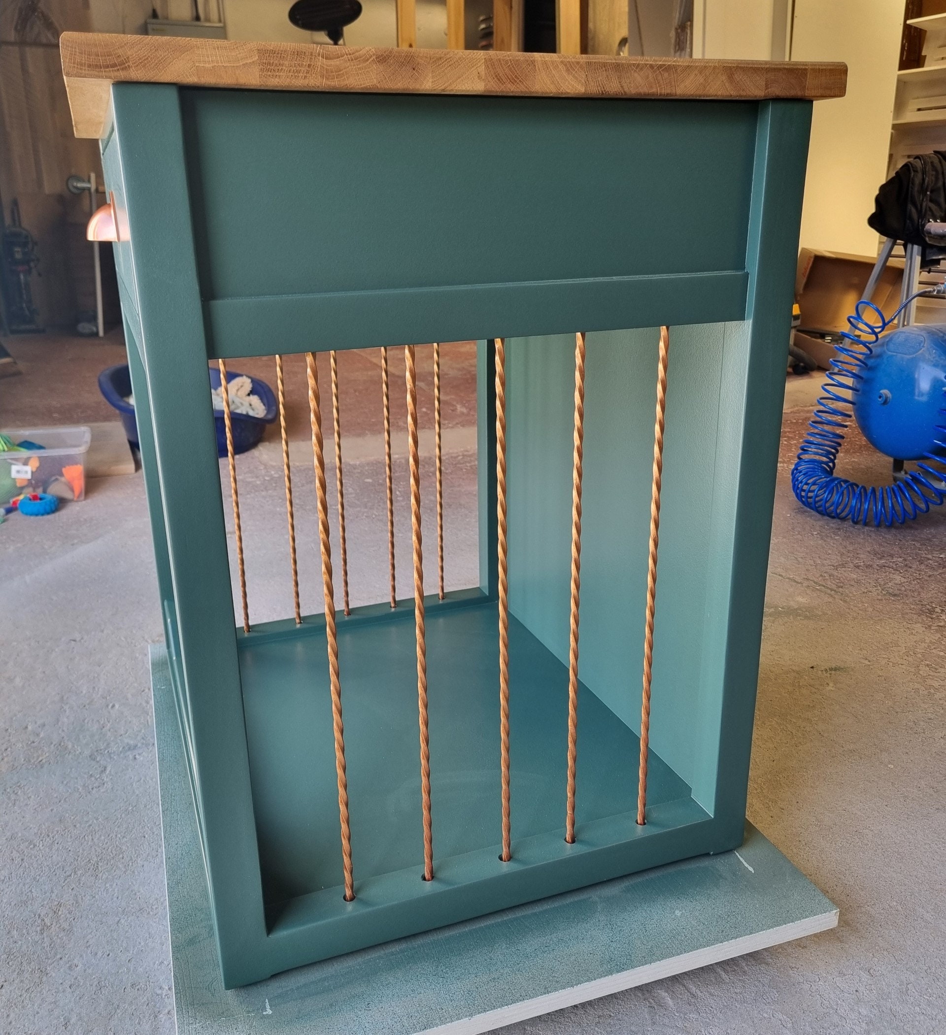 Small Bespoke Handmade Wooden Dog Crate Sideboard Furniture. ONLY 1