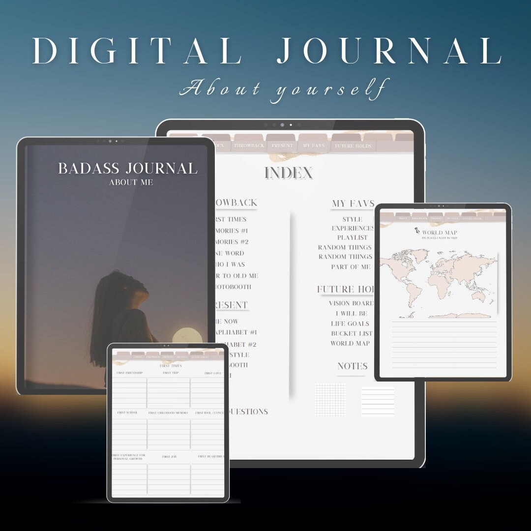 Digital Journal Digital Notebook About You Goodnotes Notebook iPad ...