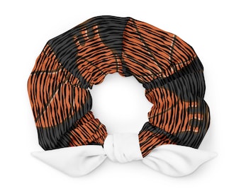 Basketball Recycled Sports Scrunchie