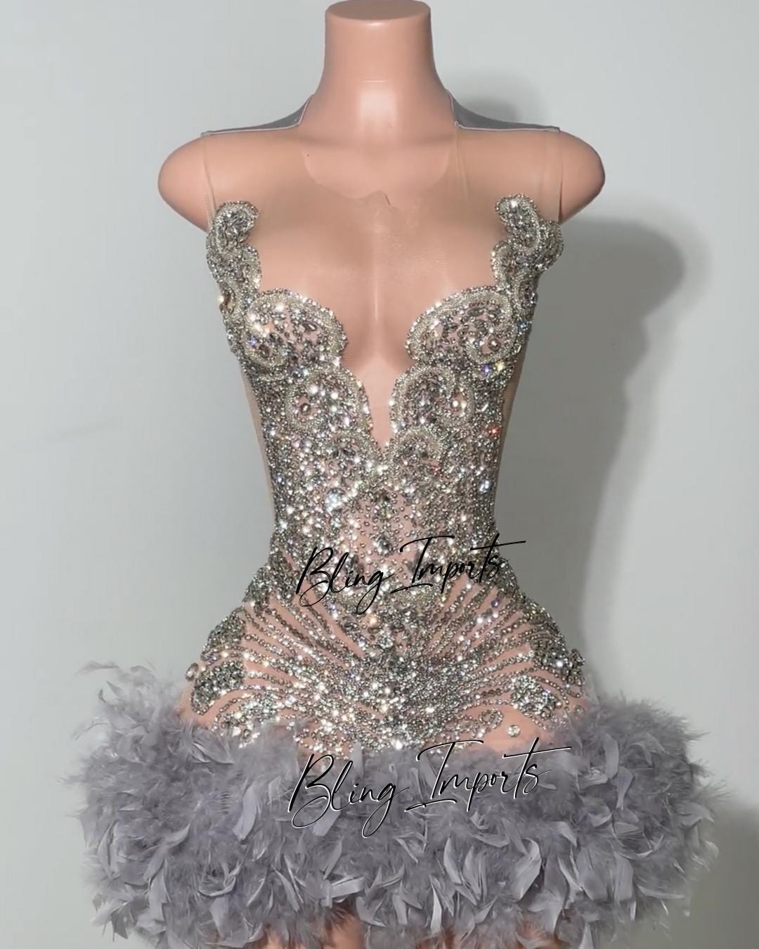 open lace back dress Bring on the Bling Party Dress- Final sale – OhSewPeachy