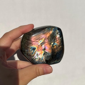 Flash Labradorite Freeform | Labradorite Crystal, Crystal, Flashy Crystal, Labradorite, Freeform Crystal, Metaphysical